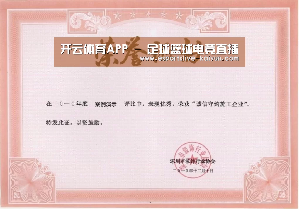 荣誉证书一